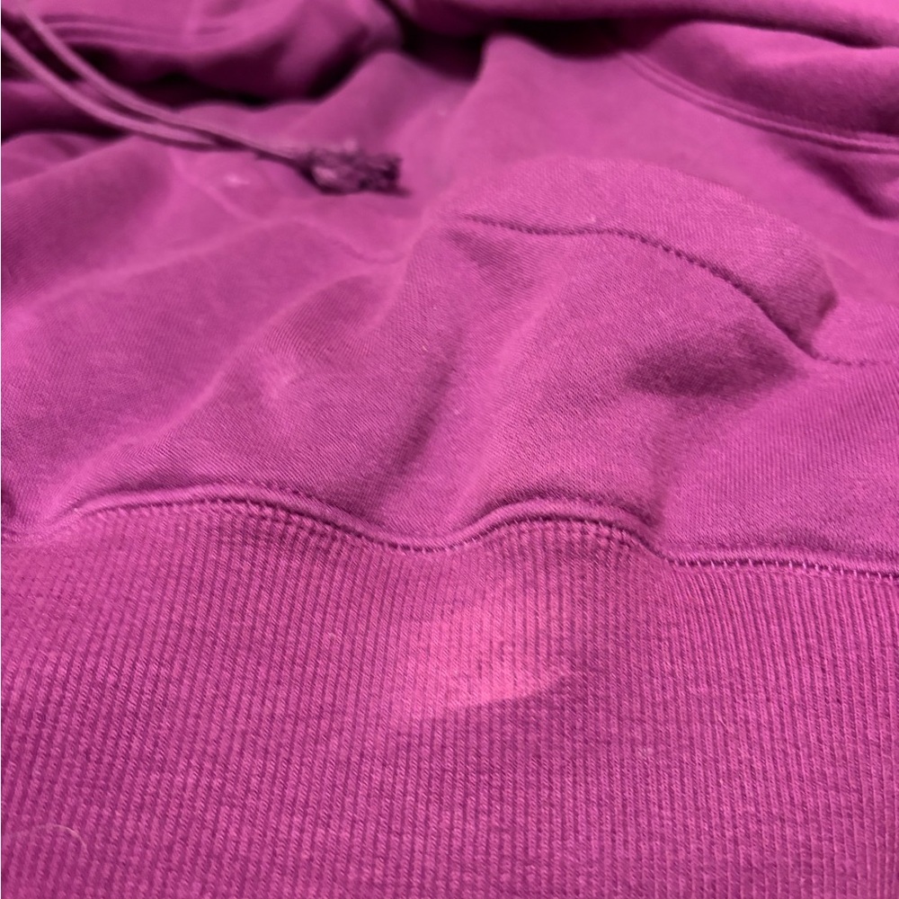 Magenta Nike cropped womens hoodie - Picture 3 of 3